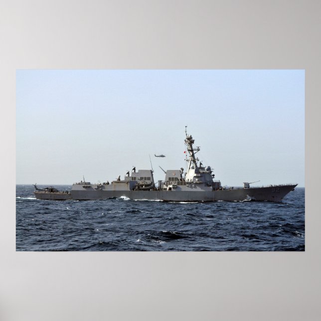 Póster USS Momsen (DDG 92) (Frente)