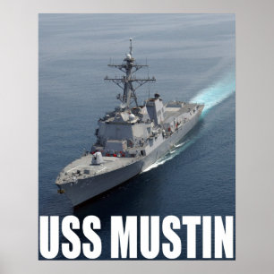 Póster USS Mustin