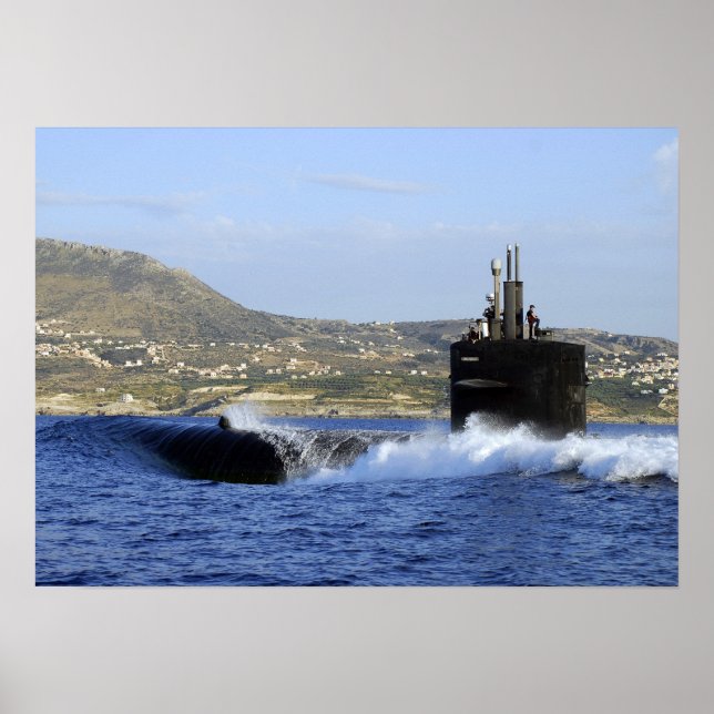 Póster USS Norfolk (SSN 714) (Frente)