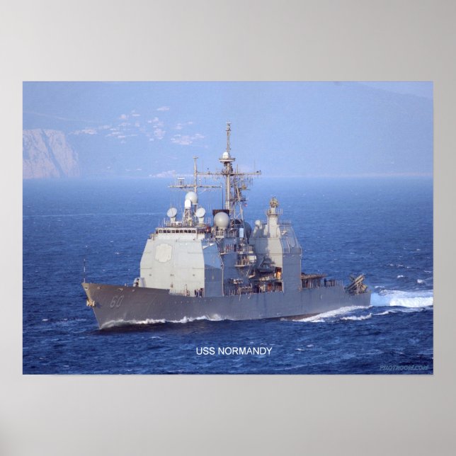 Póster USS Normandía (CG 60) (Frente)