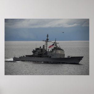 Póster USS Normandía (CG 60)