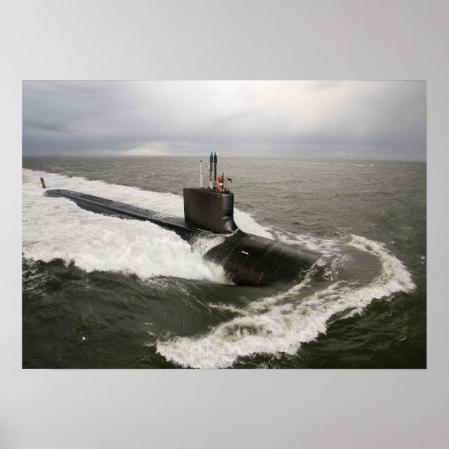 Póster USS Nuevo México (SSN-779) (Frente)