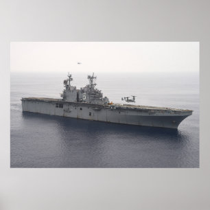 Póster USS Peleliu (LHA 5)