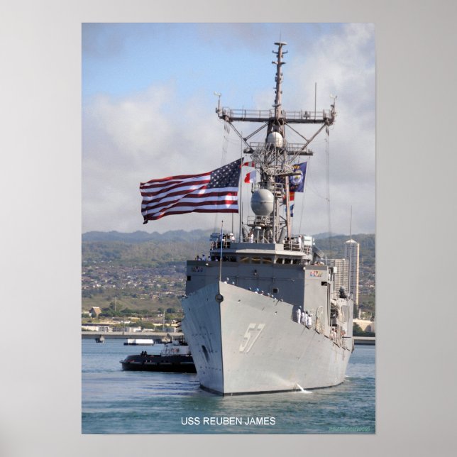 Póster USS Reuben James (Frente)