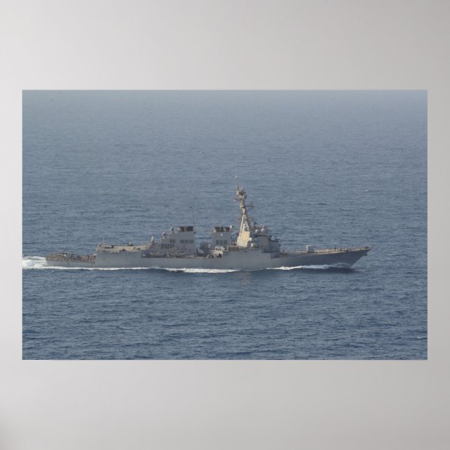 Póster USS Roosevelt (DDG 80) (Frente)