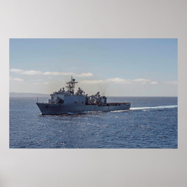 Póster USS Rushmore (LSD 47) (Frente)