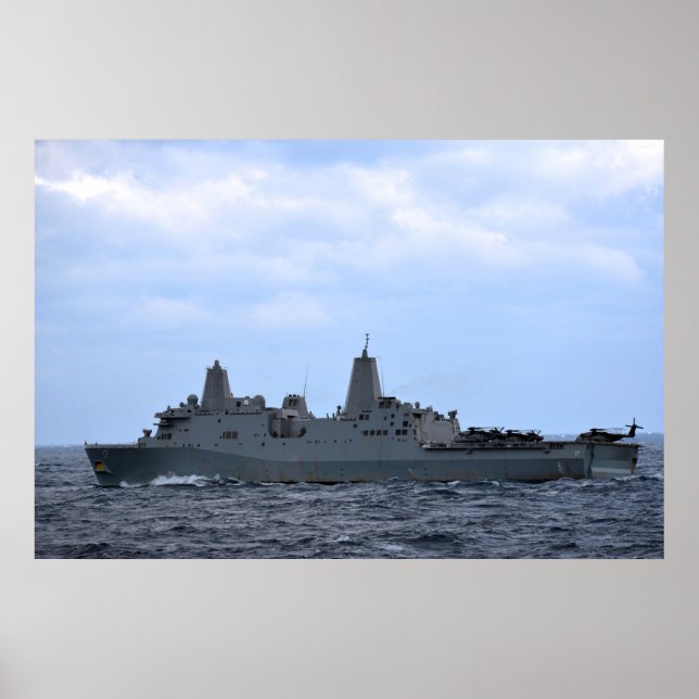 Póster USS San Antonio (LPD 17) (Frente)