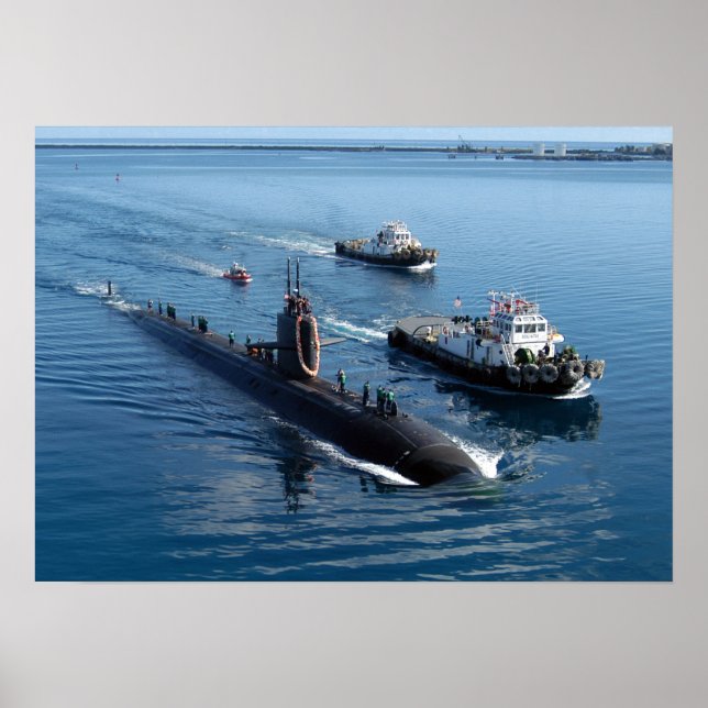 Póster USS San Francisco (SSN 711) (Frente)