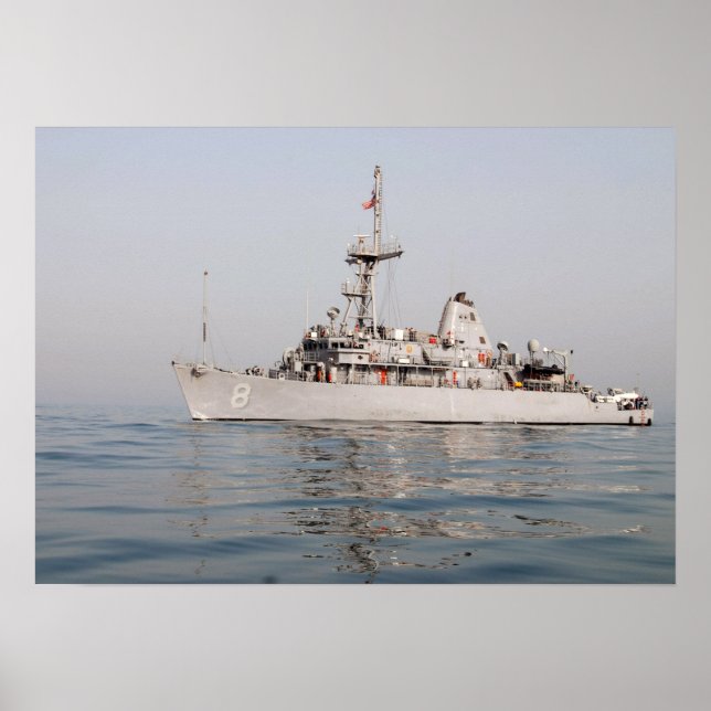 Póster USS Scout (MCM 8) (Frente)