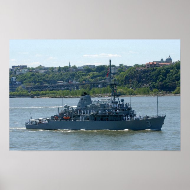 Póster USS Sentry (MCM 3) (Frente)