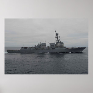 Póster USS Sterett (DDG 104)