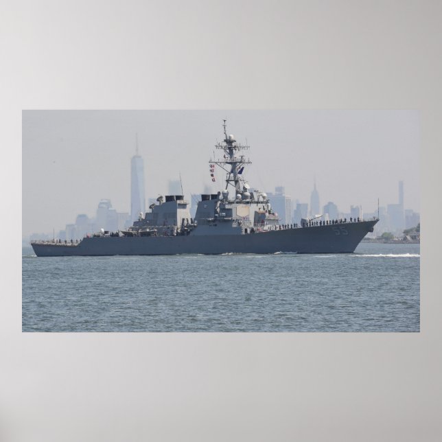 Póster USS Stout (DDG 55) (Frente)