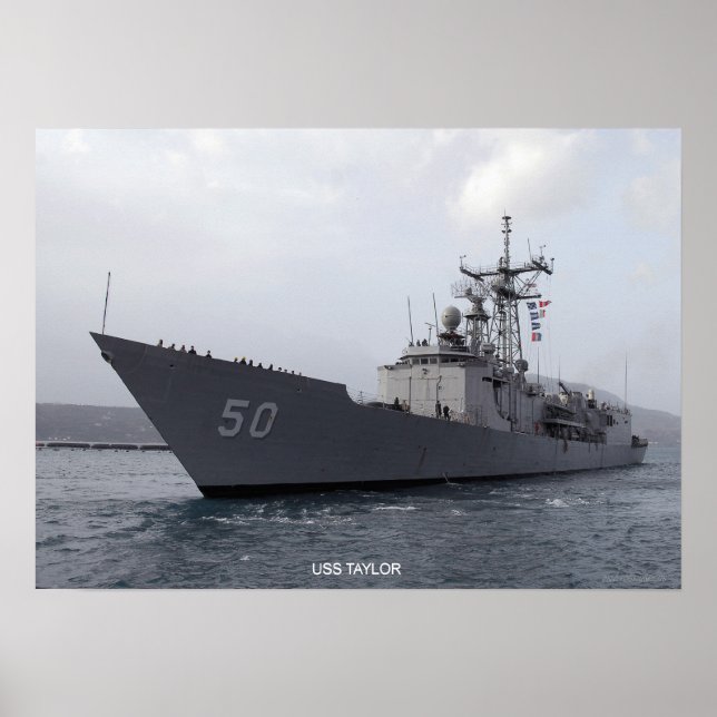 Póster USS Taylor (Frente)