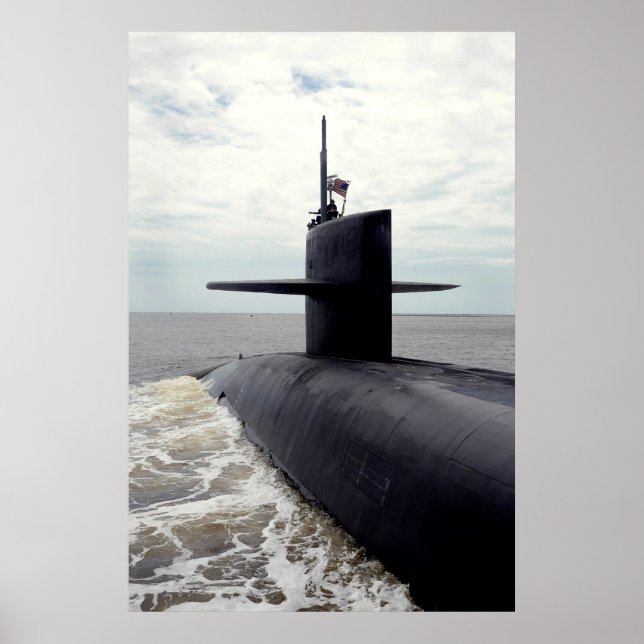 Póster USS Tennessee (SSBN 734) (Frente)