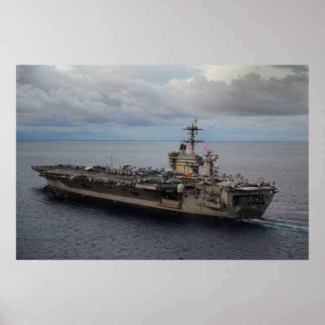 Póster USS Theodore Roosevelt (CVN 71) (Frente)