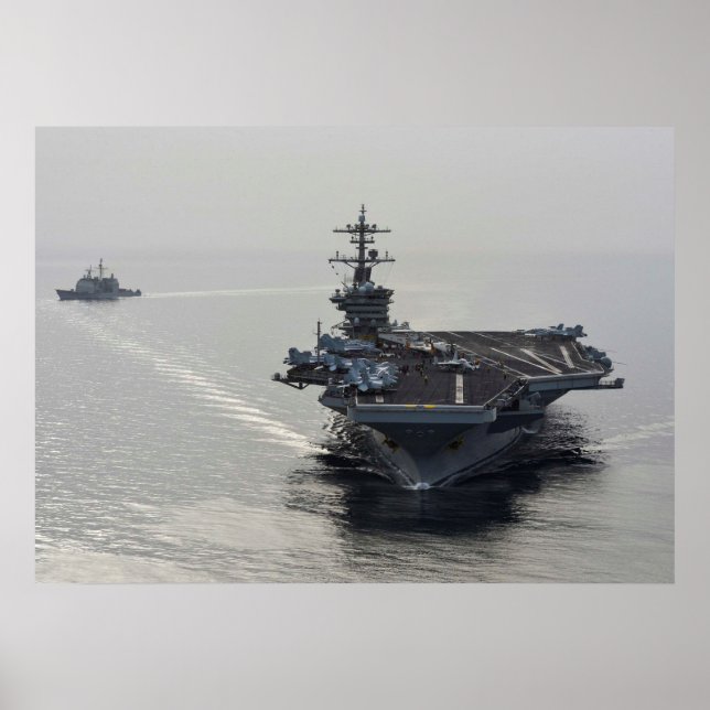 Póster USS Theodore Roosevelt (CVN 71) (Frente)