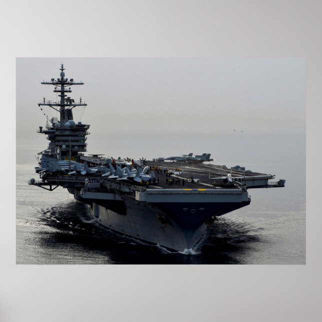 Póster USS Theodore Roosevelt (CVN 71) (Frente)