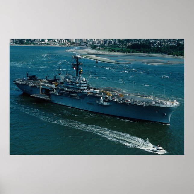 Póster USS Tripoli", LPH 10 Ataque con helicópteros (Frente)