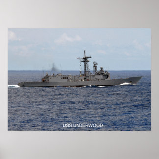 Póster USS Underwood (FFG 36)