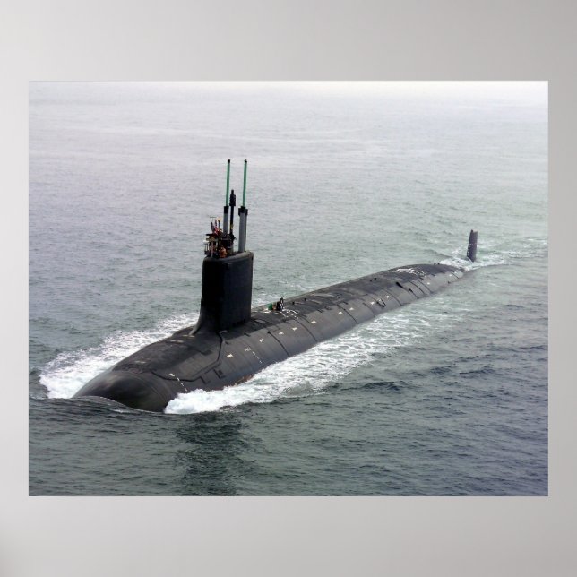 Póster USS Virginia (SSN 774) (Frente)