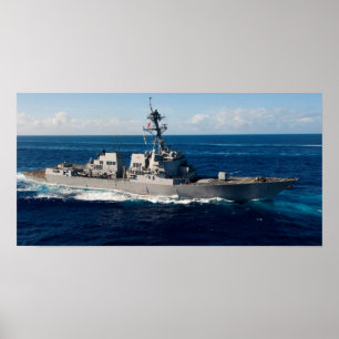 Póster USS Wayne E. Meyer (DDG 108)