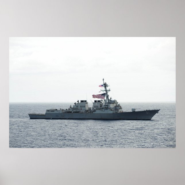 Póster USS Winston S. Churchill (DDG 81) (Frente)