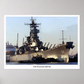 Póster USS Wisconsin