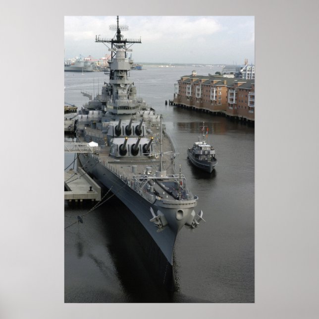 Póster USS Wisconsin (Frente)