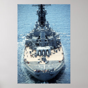 Póster USS Wisconsin (BB-64)