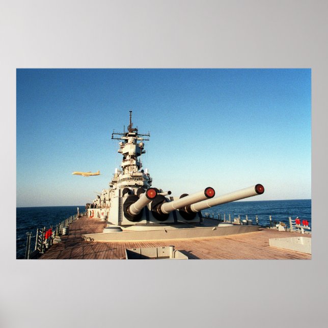Póster USS Wisconsin (BB-64) (Frente)