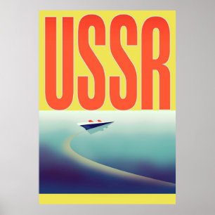 Póster USSR Soviet Travel poster