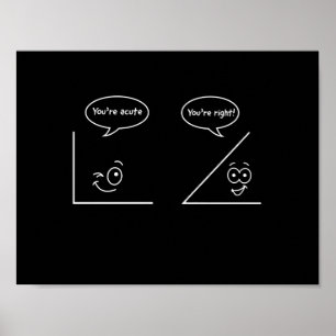 Póster Usted es agudo