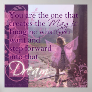 Póster Usted es la magia