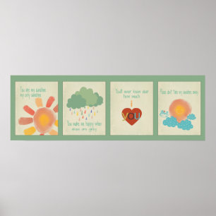 Póster Usted es mi poster de la sol