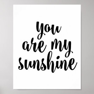 Póster Usted es mi sol