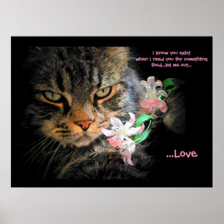 Póster Usted existe para el haiku amoroso