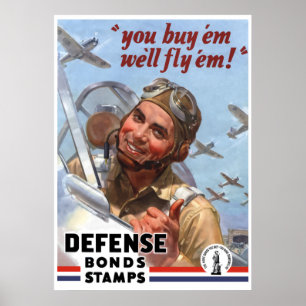 Póster Usted los compra que los volaremos -- Poster WW2