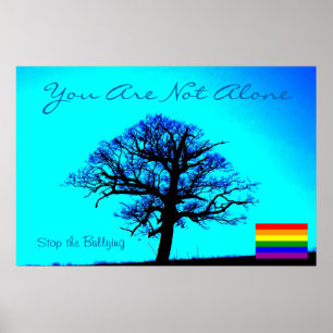 Póster Usted no es Alone/LGBT