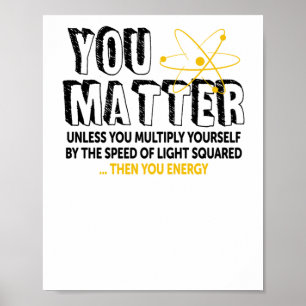 Póster Usted - Pegatina de ciencias