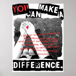 Póster Usted puede diferenciar
