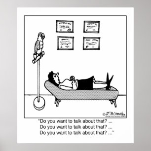 Póster ¿Usted quiere hablar de eso?