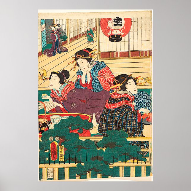 Póster Utagawa Kunisada (Frente)