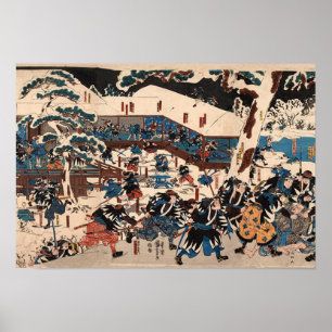 Póster Utagawa Kuniyoshi 47 RONIN