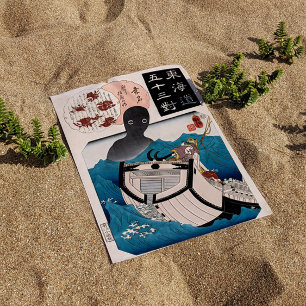 Póster Utagawa Kuniyoshi La historia del marinero Tokuzo 