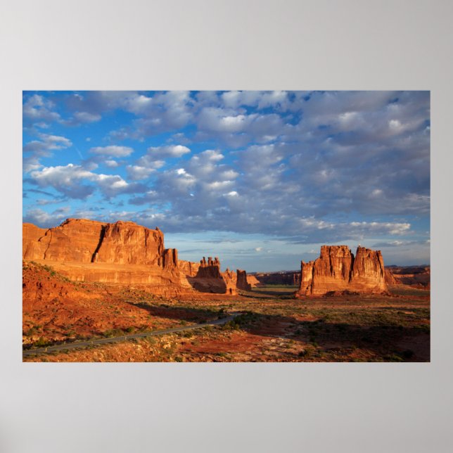 Póster Utah, Arches National Park, rock formations 2 (Frente)