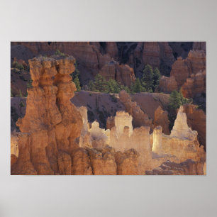 Póster Utah, Bryce Canyon National Park. Hoodoos,