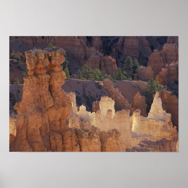 Póster Utah, Bryce Canyon National Park. Hoodoos, (Frente)