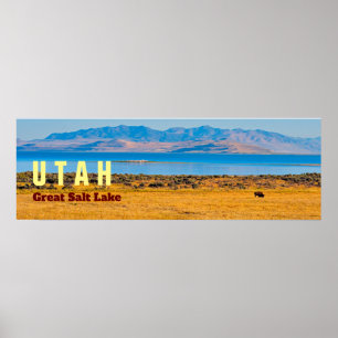 Póster UTAH El Estado del Gran Lago Salado