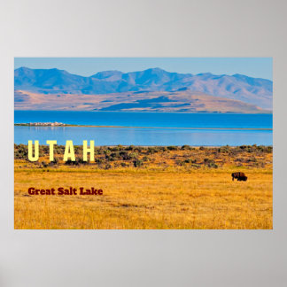 Póster UTAH El Estado del Gran Lago Salado