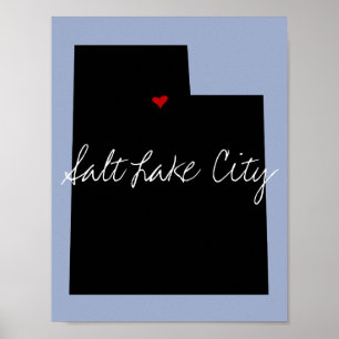 Póster Utah Town